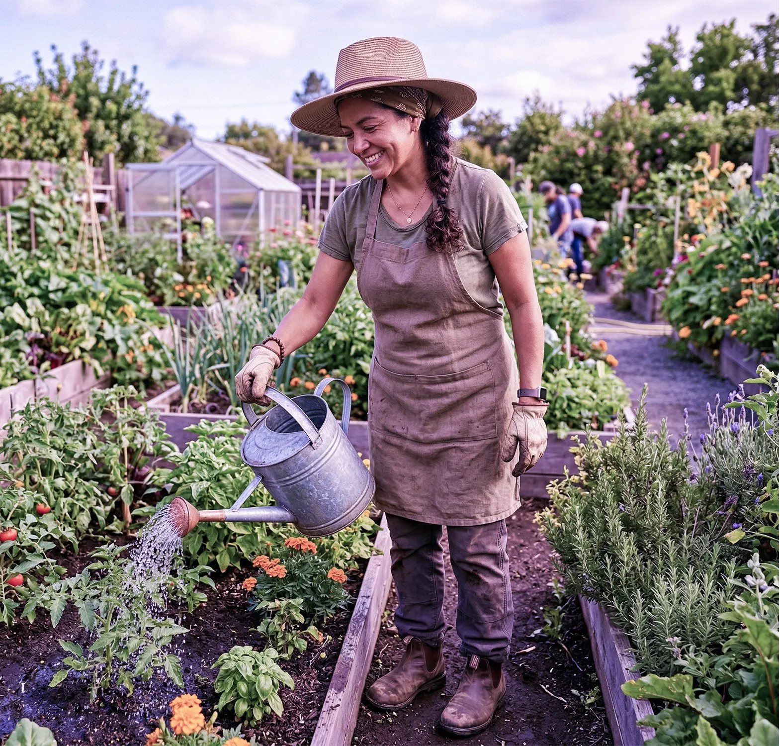 Applying a biologically beneficial soil drench